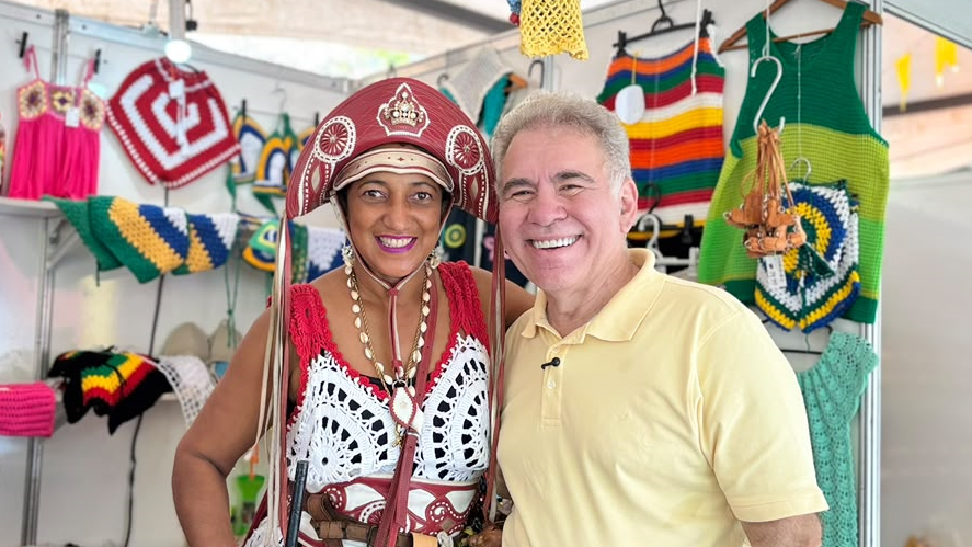 Marcelo Queiroga em evento cultural